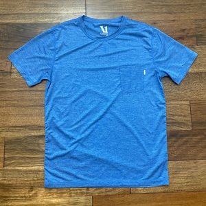 Men’s Vuori The Rise The Shine Blue T-Shirt Size Medium